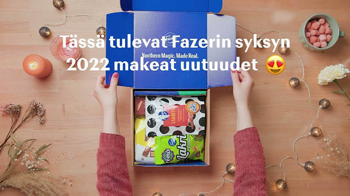 Tässä on Fazerin syksyn 2022 makeat uutuudet!