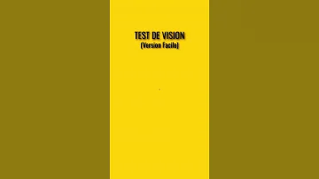 Où faire un test de vision ?