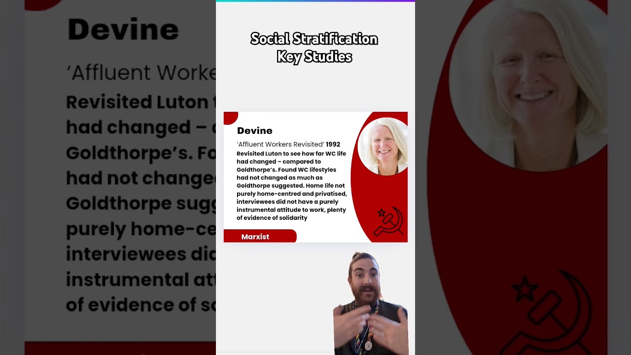 Social Stratification studies - Devine