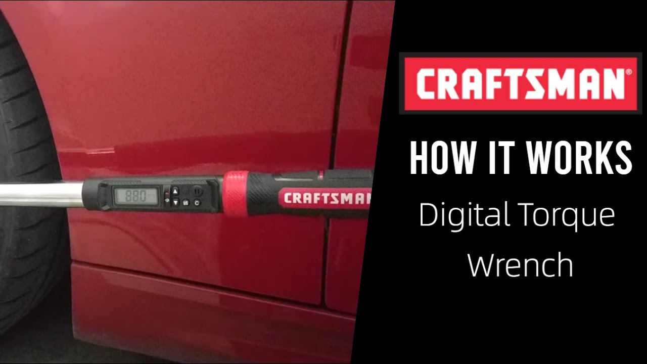 Craftsman Digital Torque Wrench | 3/8 and 1/2 | How They Work