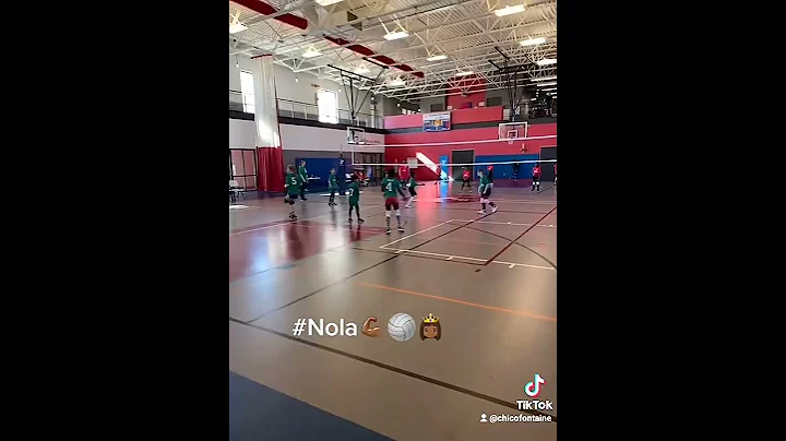 Nola Robinson first VOLLEYBALL GAME