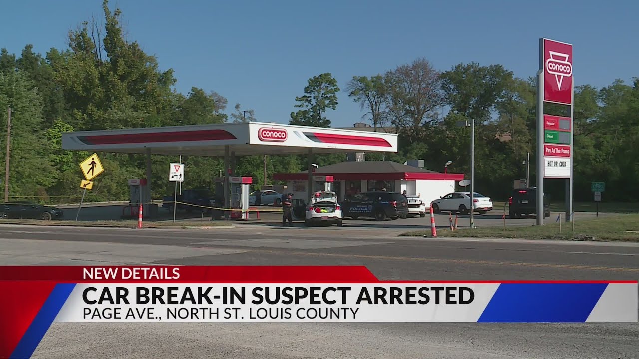 Man arrested for car break-in, shooting at gas station - YouTube