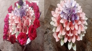 How to make easy Money Bouquet/Easy Tutorial/Surprise Idea sk gift  maker