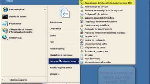 Configuracion de https en windows server 2008