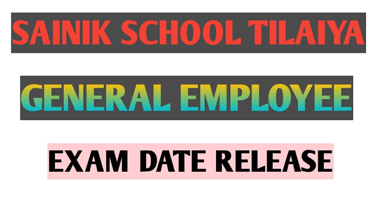 sainik school tialaiya admit Card 2021, sainik school tialaiya general employee 2021 admit card