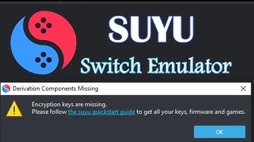 How to Fix Encryption Keys are Missing For SUYU Switch Emulator (Derivation components missing)