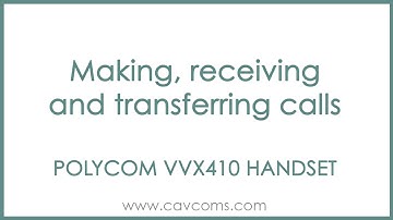 Horizon Hosted Making and Receiving Calls