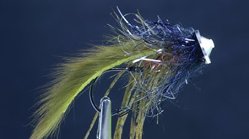 Bass Deflectinator -- Fly tying lesson video tutorial by Curtis Fry