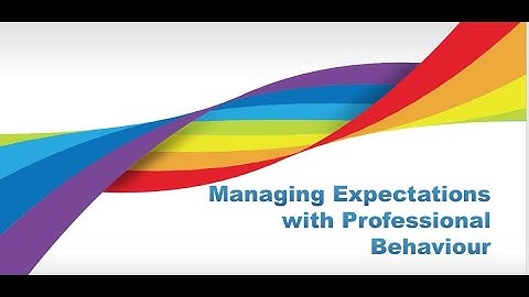Managing Expectations with Professional Behaviour - Business Administration Lesson 5  Plato Training
