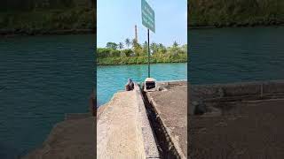 Dermaga penyeberangan ke pulau Sangiang #shorts  #pantai anyer paku