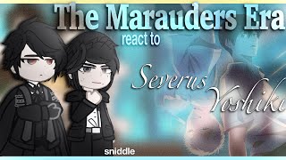 0,5X || The Marauders Era react to Tom Riddle/Severus Snape as Yoshiki and Hikaru || MY AU