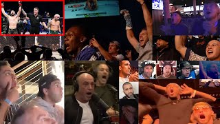 MAKHACHEV vs VOLKANOVKSI Knockdown and Decision LIVE REACTIONS | UFC 284