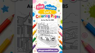 Free Cars Coloring Pages Guide