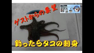 【海釣り情報　 船釣り情報】タコマニアからの要望！