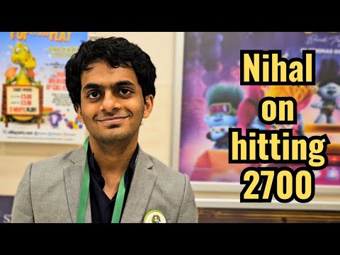 19 year old Nihal Sarin breaks through the 2700 barrier in live