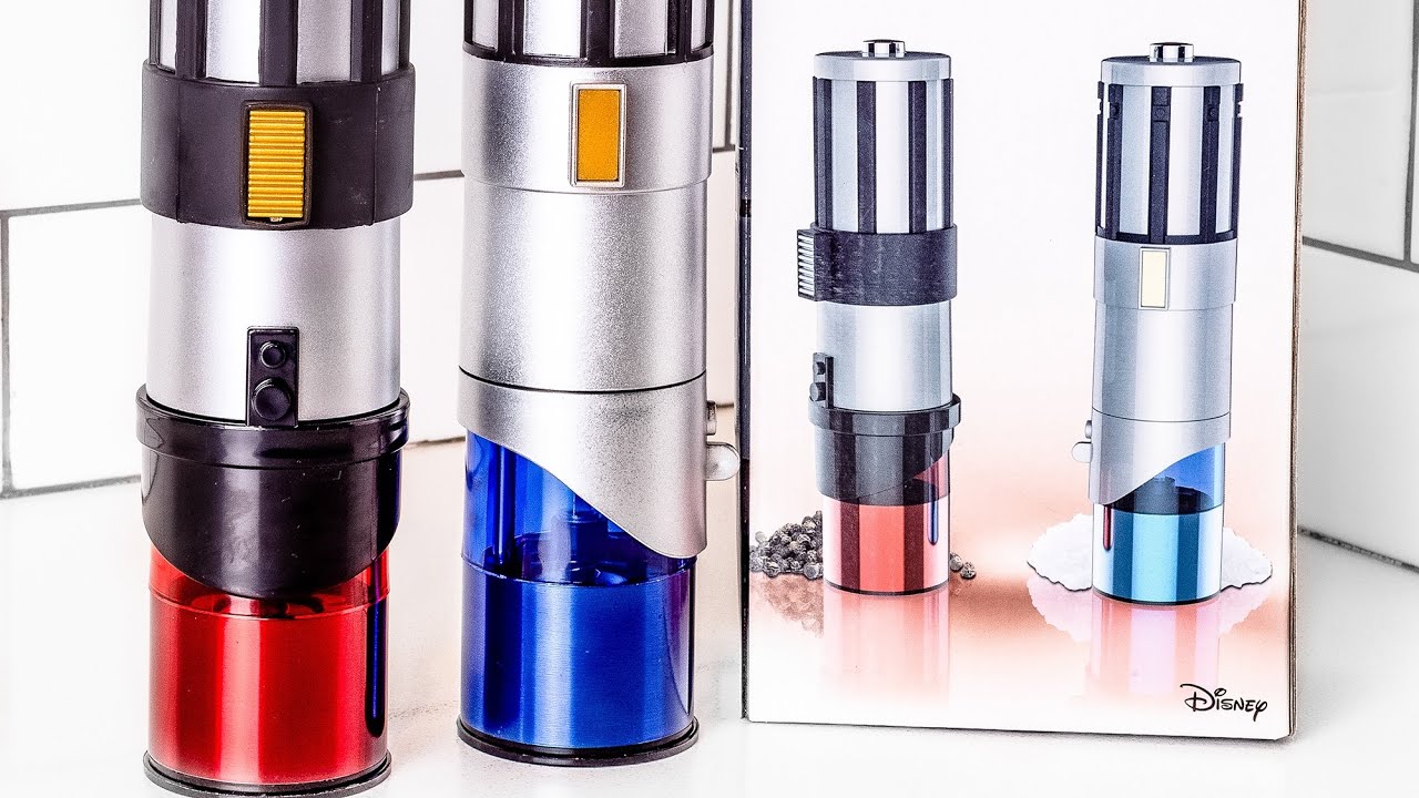 star wars lightsaber salt and pepper shakers