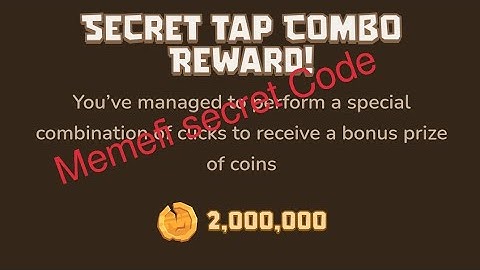 16 June memefi secret Combo| Memefi daily combo #memefi