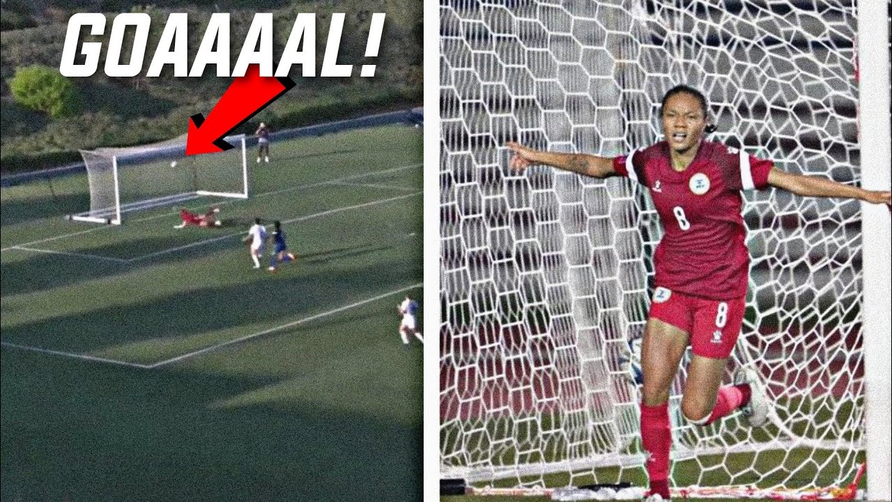 SARINA BOLDEN GOAAAAAL FOR THE FILIPINAS ⚽ 🇵🇭 | Philippines vs New Zealand Friendly