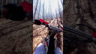 Fighting for grip on the CRF 450 #crf450r #fullthrottle #dirtbike #enduro #fourstroke #ktm #4k