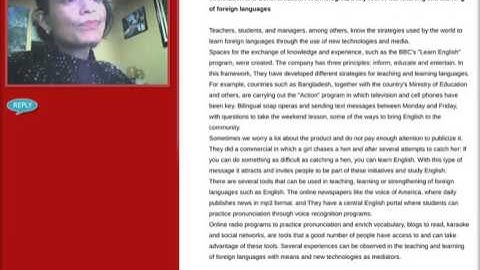 Information and communication technology in foreign language teaching and learning