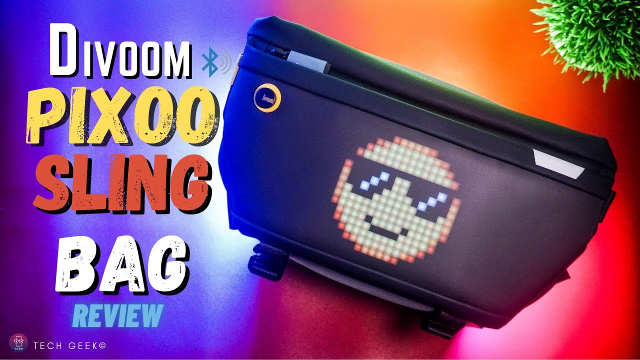 Divoom Sling Bag-V Pixel Art LED Sling Bag