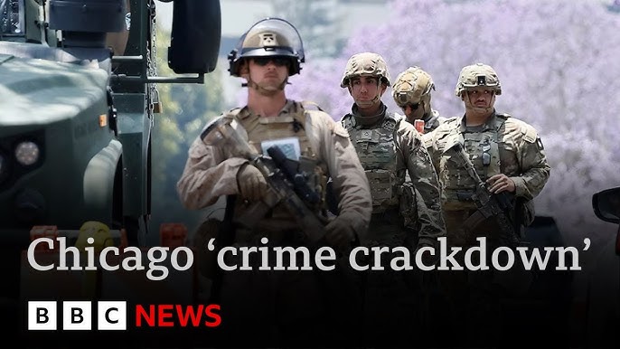 Chicago braced for National Guard as Donald Trump vows crime crackdown | BBC News