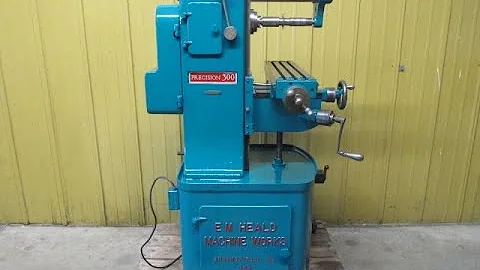 Heald Precision 300 Horizontal Milling Machine Mill 30.5 x 6.5" Table 1 PH 115v