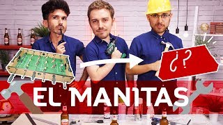 cómo hacer un futbolín casero el manitas