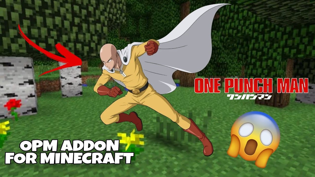 ONE PUNCH MAN ADDON for Minecraft - YouTube