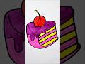 Easy Drawing for Kids #shorts #pastry #kids #kidslearning #art #viralvideo #shortvideo #trending