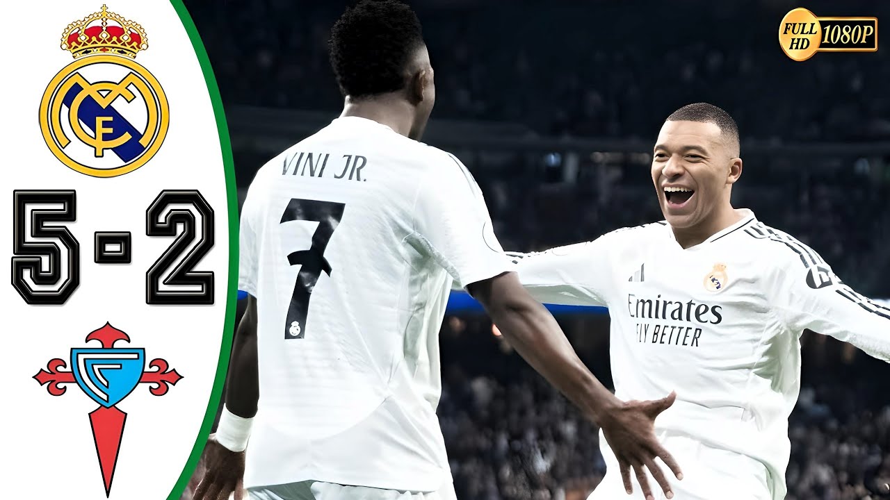 Real Madrid vs Celta Vigo 5-2 Highlights & All Goals | Copa del Rey 2025 HD