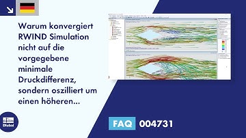 FAQ 004731 | Warum konvergiert RWIND Simulation nicht auf die vorgegebene minimale Druckdifferenz...