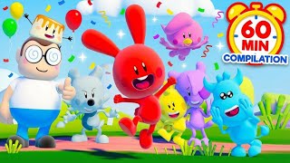 Bunny Gang 🐰✨ Full Season | 60 Minutes of Fun Adventures!