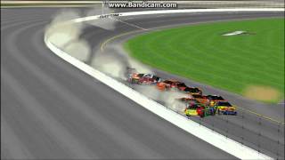 NR2003 Short 1-MARK MARTIN SPINS THEN WINS THE DAYTONA 500! Then Crashes HD