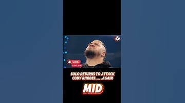 Solo Returns To Attack Cody…Yet Again | Fire, Mid, Trash #codyrhodes #wwesmackdown #jacobfatu