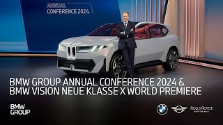 BMW Group Annual Conference 2024 \& BMW Vision Neue Klasse X World Premiere