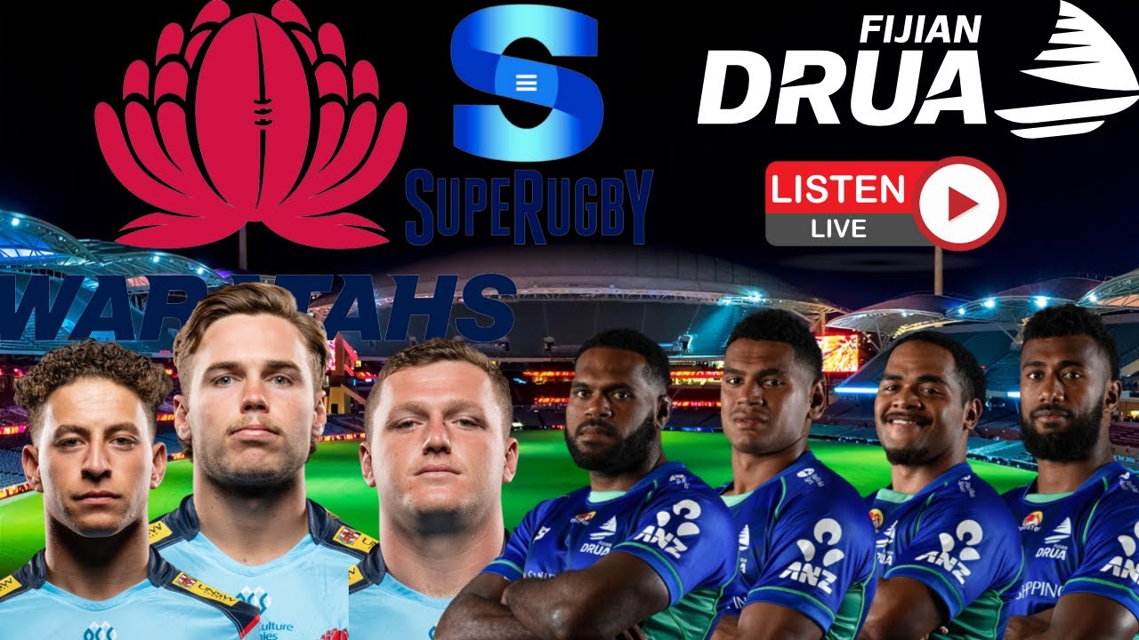 Waratahs vs Fijian Drua 2022 Live Commentary(Not showing any match footage) 