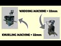 Pp cap knurling  wadding machine x 22mm  lg machine tools