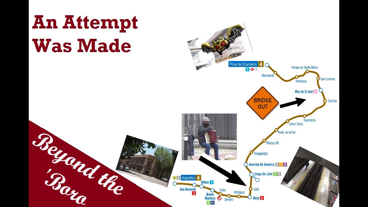 I (attempted) to Visit All the Madrid Metro Line 4 Stations