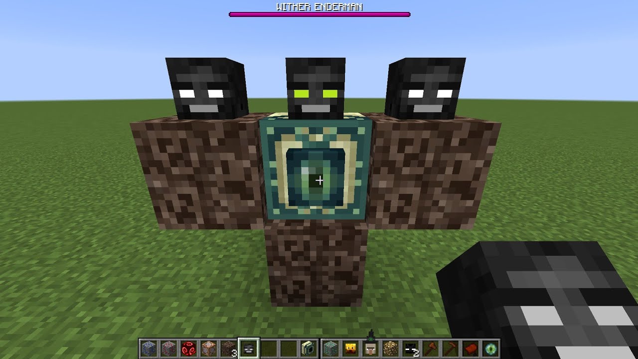 what if you create a WitherZilla Enderman in MINECRAFT - YouTube
