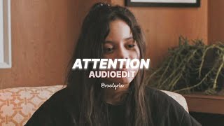 Attention - Charlie Puth Audio Edit