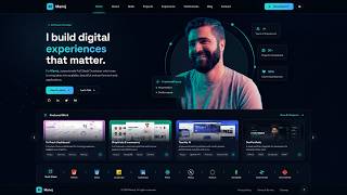 How To Make A Portfolio Website Using HTML CSS JS | Complete Responsive Website Design