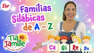 Fámilias silábicas A-Z - Educação Infantil - Vídeo Educativo - Música Infantil - Aprenda Brincando