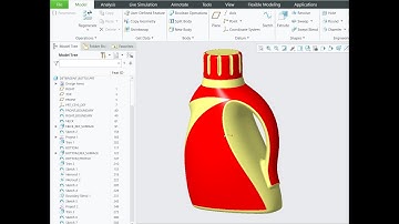Series for bottle modeling in Creo || advanced surface model || bottle in creo V2