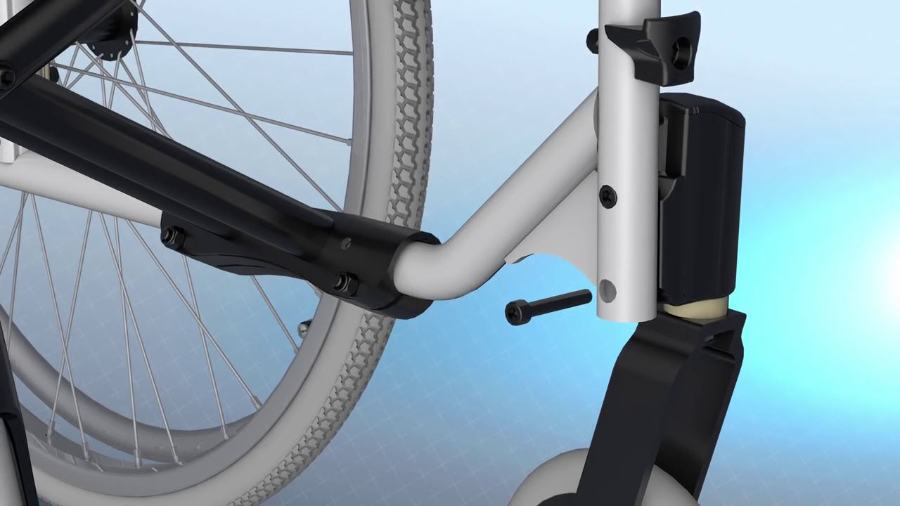 fauteuil roulant invacare action 4 ng version 3d