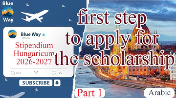Arb. Finding Program in STIPENDIUM HUNGARICUM SCHOLARSHIP- applying for the scholarship part 1