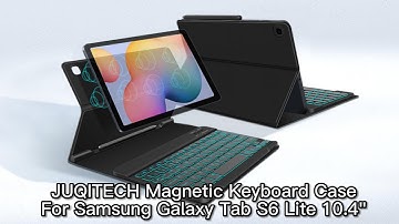 Magnetic backlit keyboard case for Samsung Galaxy Tab S6 Lite 10.4" 2022/2020 from JUQITECH