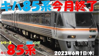 【キハ85系南紀号も今月で終了！！！南紀1号は中間車にキハ84-301を連結しての3両編成！！！本日より関西本線に315系3000番台が運用開始！！！】【2023年6月1日(木)晴】