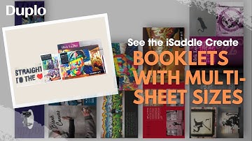 Processing Multiple Sheet Sizes in One Booklet with the Duplo iSaddle