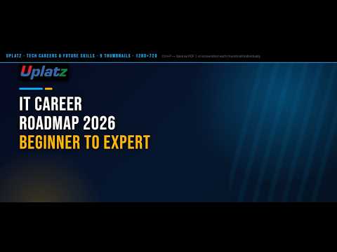 IT Career Roadmap 2026: From Beginner to Expert | Uplatz